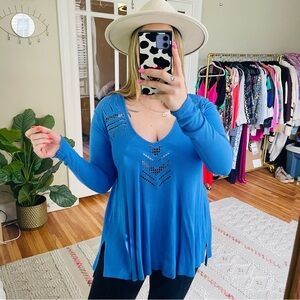 Free People Moonrise Thermal Long Sleeve Top